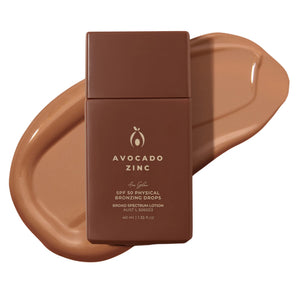 Avocado Zinc SPF 50 Physical Bronzing Drops 40ml