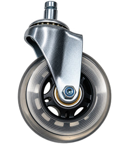 Clear Wheel for Stool Base - Push In