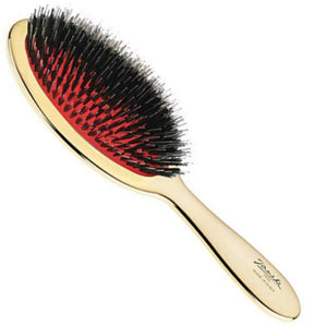 Janeke Gold Classic Hairbrush with Boar/Nylon Bristles