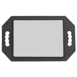 Salon Smart Rectangle Foam Mirror Black