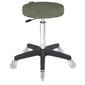 Turbo Cutting Stool Forest Green Black Base Click'n Clean Castor Wheels