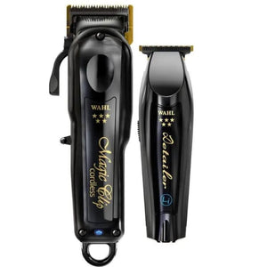 Wahl Black Magic Clipper & Black Detailer Lithium Combo - Ltd Edition