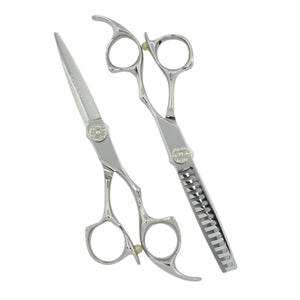 iCandy All Star Silver VG10 Scissor & Texturiser Bundle 6Inch