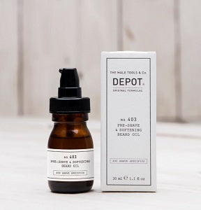 Depot 403 Pre-Shave & Softening Beard Oil Sweet Almond 30ml