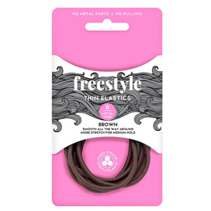 Freestyle Thin Hair Tie Brown