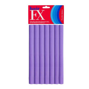 Hair FX Flex Rods Long Purp 12